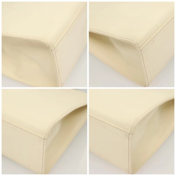 SAINT LAURENT Hand Bag Nylon Beige Auth BA3156 - Picture 15 of 16